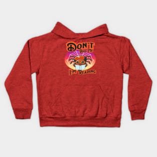 Don't Bug Me I'm Reading Cute Spider Kids Hoodie